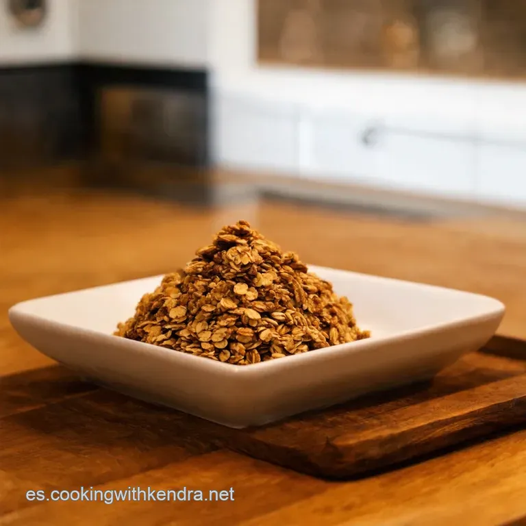 Granola Casera Saludable El Desayuno De Campeones presentation