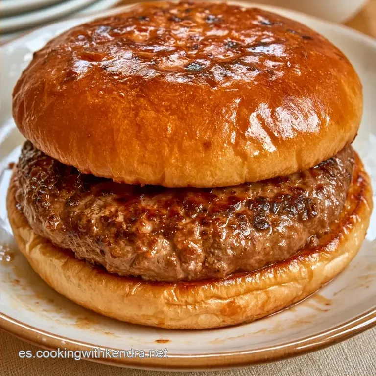 Hamburguesa de Ternera: Centro Jugoso