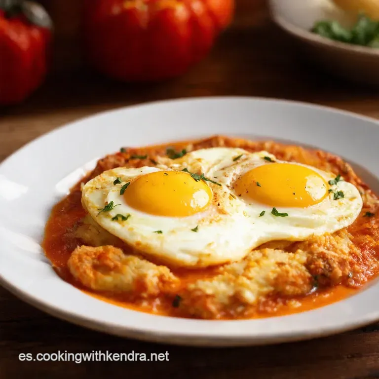 Huevos a La Flamenca presentation