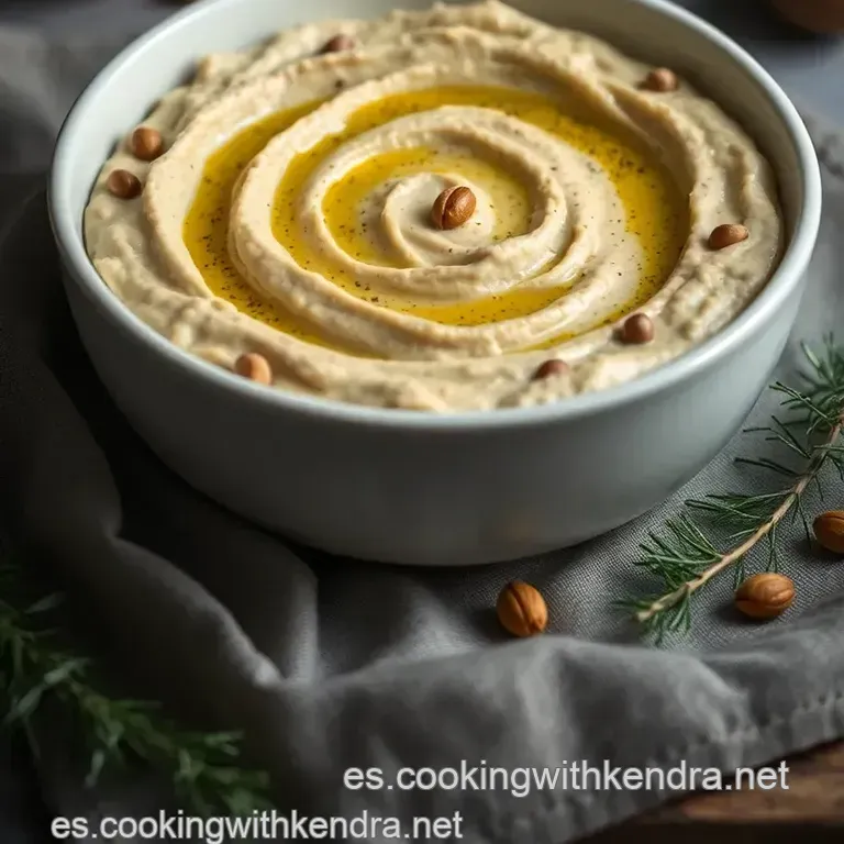 Hummus De Pistachos Con Cardamomo Y Menta presentation