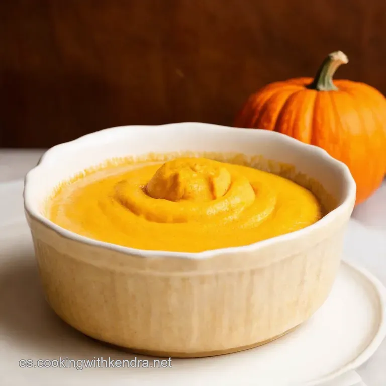 La Crema M&aacute;gica De Calabaza Jengibre Y C&uacute;rcuma Un Abrazo Calentito En Un Bol presentation