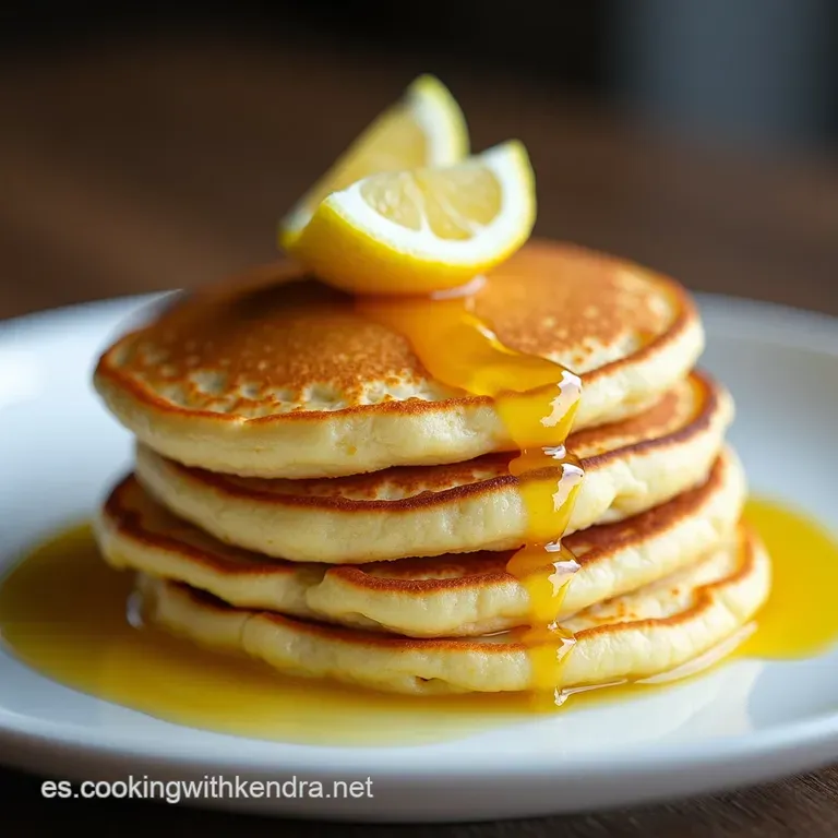 Los Hotcakes de Oro Esponjosidad Garantizada con un Toque de Vainilla y Lim&oacute;n