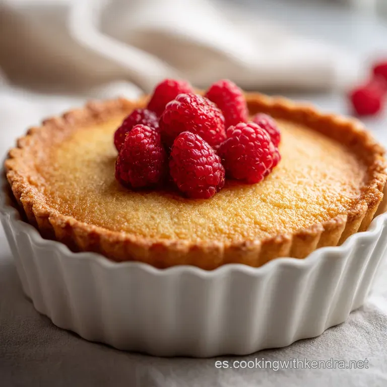 Slice of golden masa bris&eacute;e pie with a flaky, crumbly texture. Filling peeks through, offering a tempting taste of what's ...
