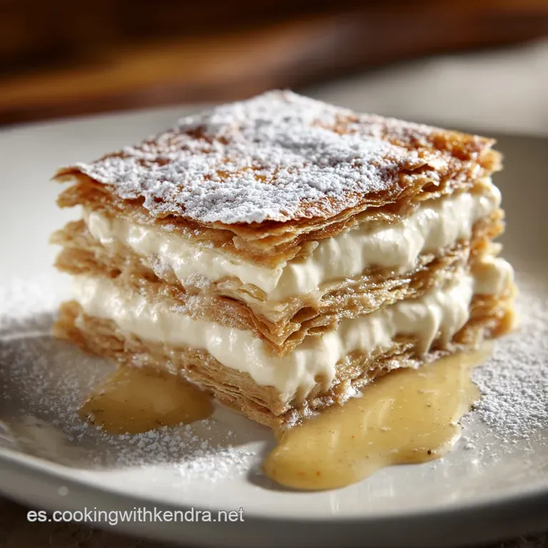 Reposter&iacute;a y Pasteler&iacute;a: Milhojas Crujientes con Crema de Vainilla Artesanal