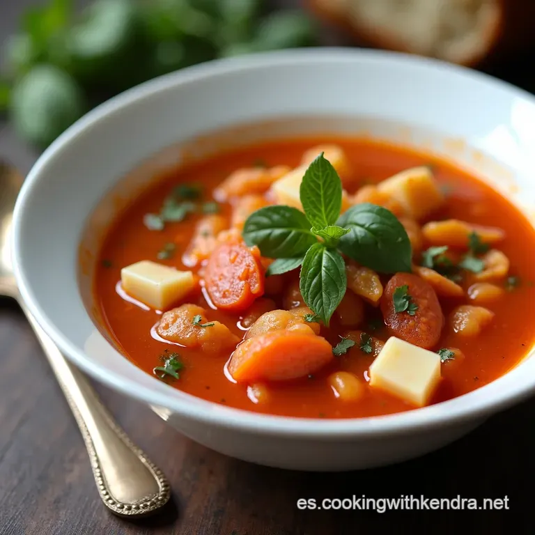Minestrone de la Nonna La Sopa Italiana de la Abundancia y el Sabor