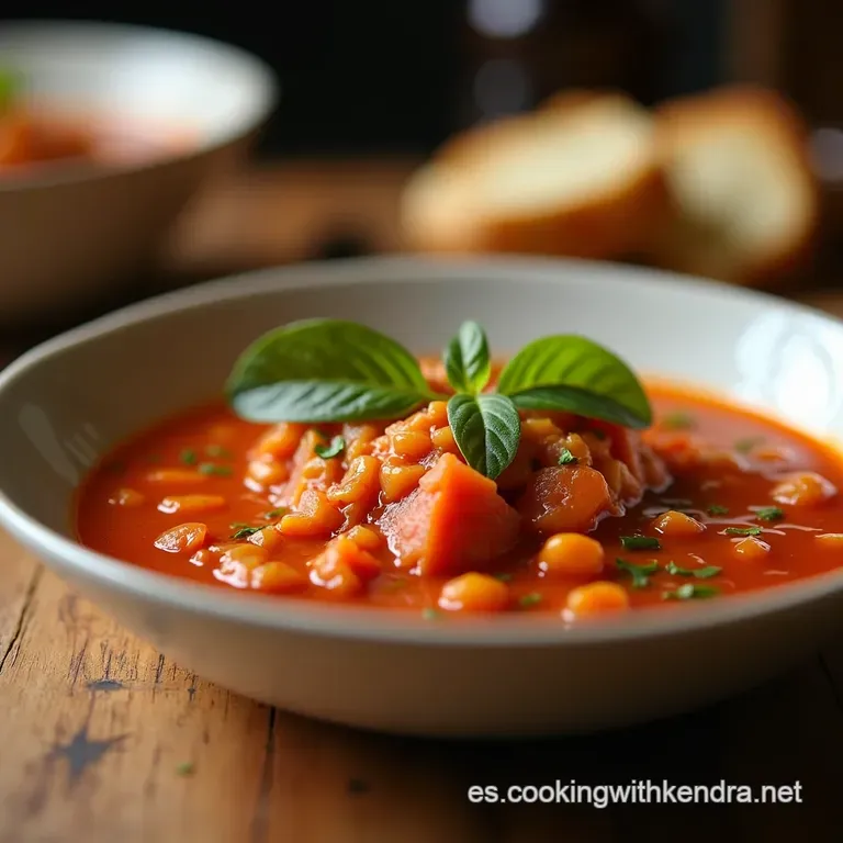 Minestrone De La Abuela La Sopa Italiana M&aacute;s Reconfortante Estilo Cl&aacute;sico De Restaurante presentation