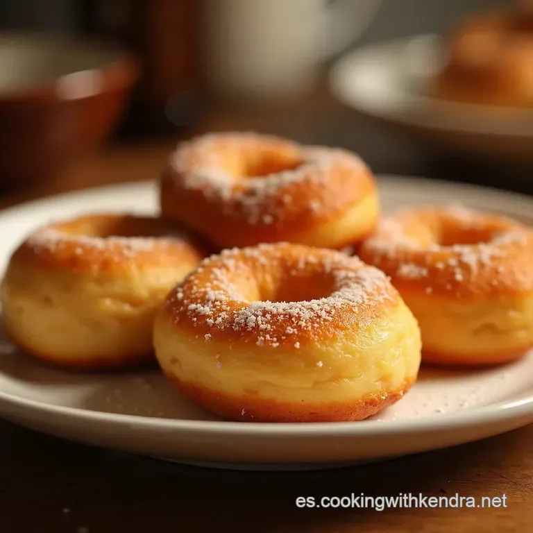 Mini Donas Rosquillas Del Tama&ntilde;o De Un Beso presentation