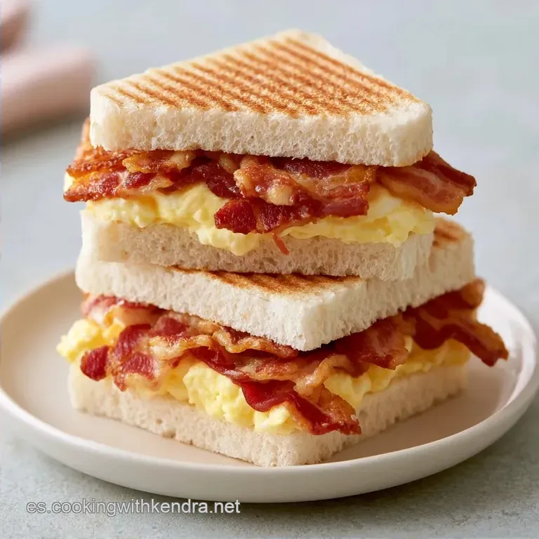 Bandeja De Mini S&aacute;ndwiches: Bacon Y Huevo
