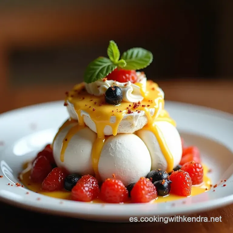 Mostach&oacute;n Pavlova A Mexican Fiesta on a Plate