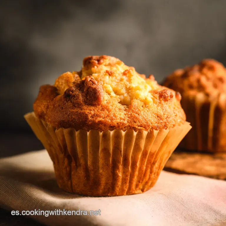 Muffins de Manzana Asada y Especias Sin Az&uacute;car