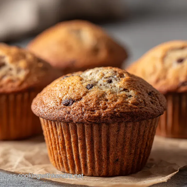 Muffins Saludables de Avena Manzana y Pl&aacute;tano