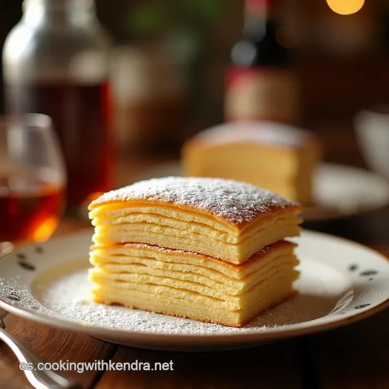 Napole&oacute;n Cl&aacute;sico Franc&eacute;s Millefeuille presentation