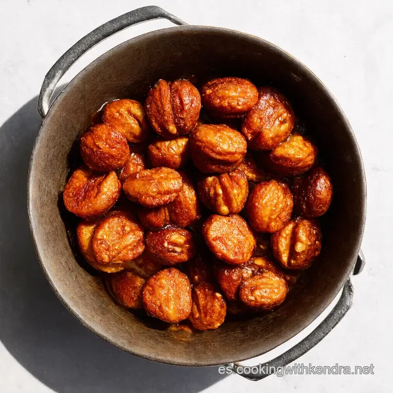 Nueces Pecanas Garrapi&ntilde;adas con un Toque de Canela y Vainilla