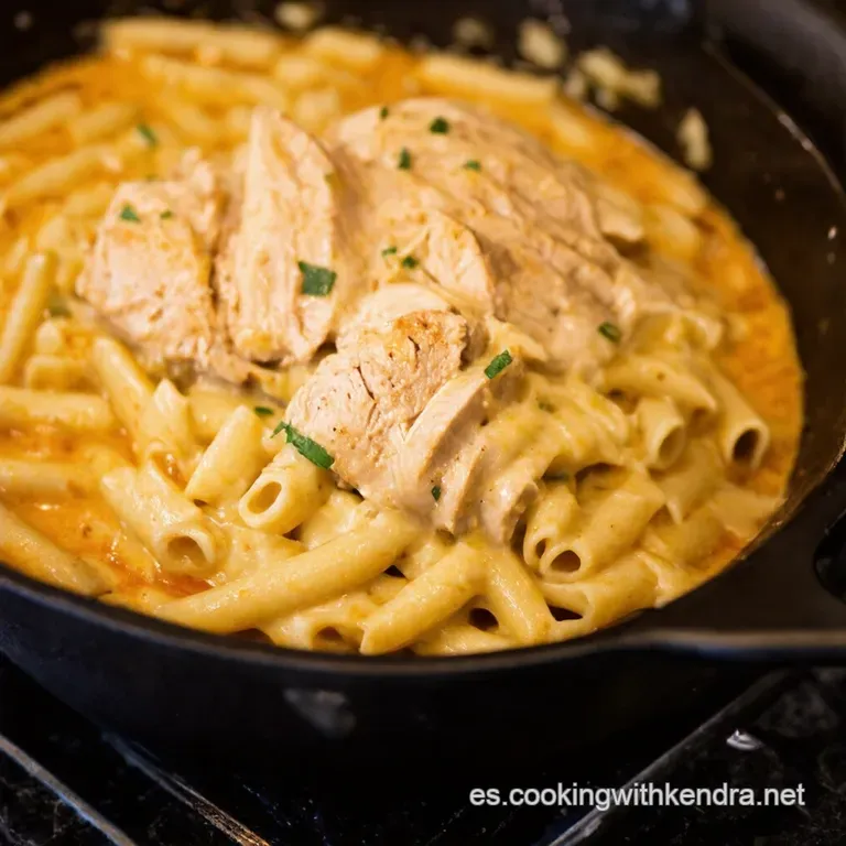 Onepan Skinny Chicken Alfredo M&aacute;s Sabor Menos Culpa presentation