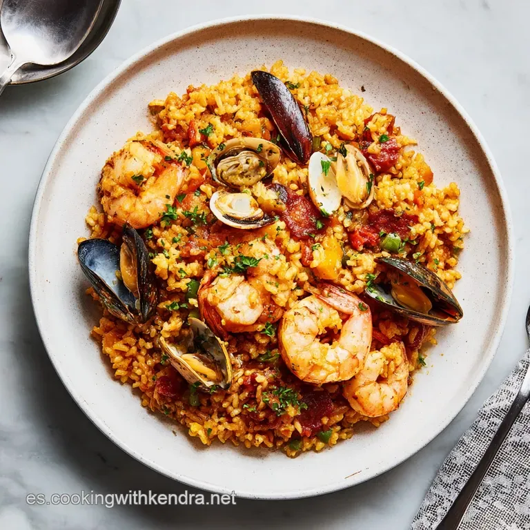 Paella de Marisco Casera y Aut&eacute;ntica