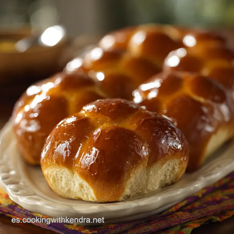 Pan Dulce Con Leche Condensada: Bollitos De Mantequilla Esponjosos presentation