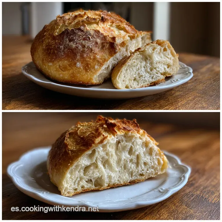 Rustic, crusty bread slice with a golden-brown exterior, showcasing a soft, airy interior, artfully presented on a wooden ...