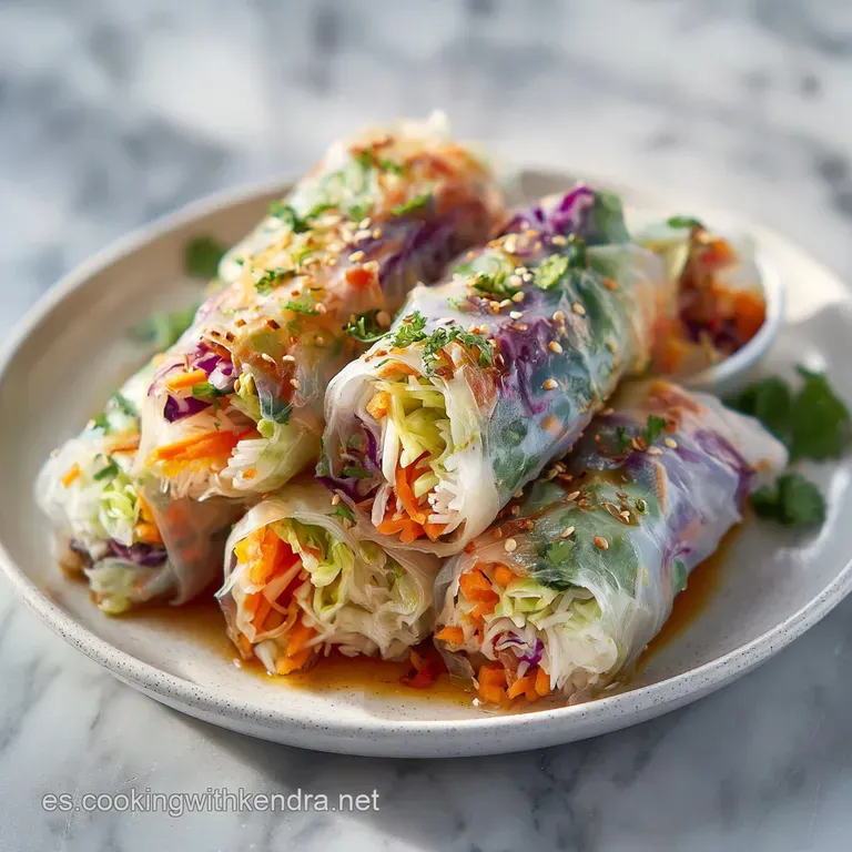 Papel de Arroz con Vegetales: Aperitivos F&aacute;ciles