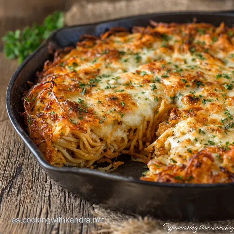 Pastel de Espagueti Horneado: Tesoro de la Abuela