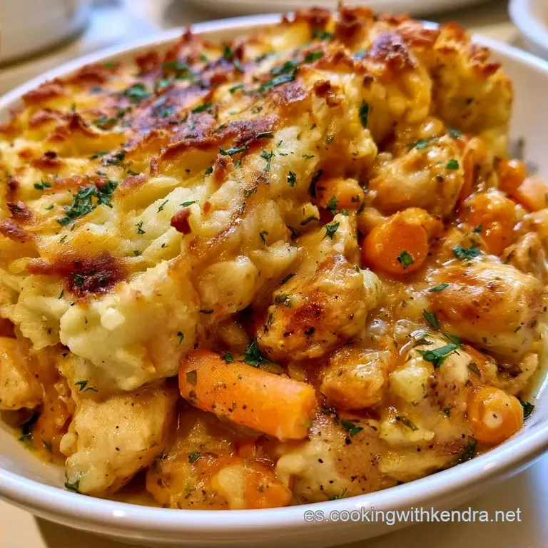 Pastel de Patata y Pollo Saludable