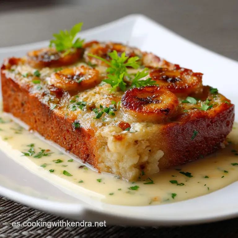 Pastel De Man Y Pl&aacute;tano Tropical: H&uacute;medo F&aacute;cil Y Casero presentation