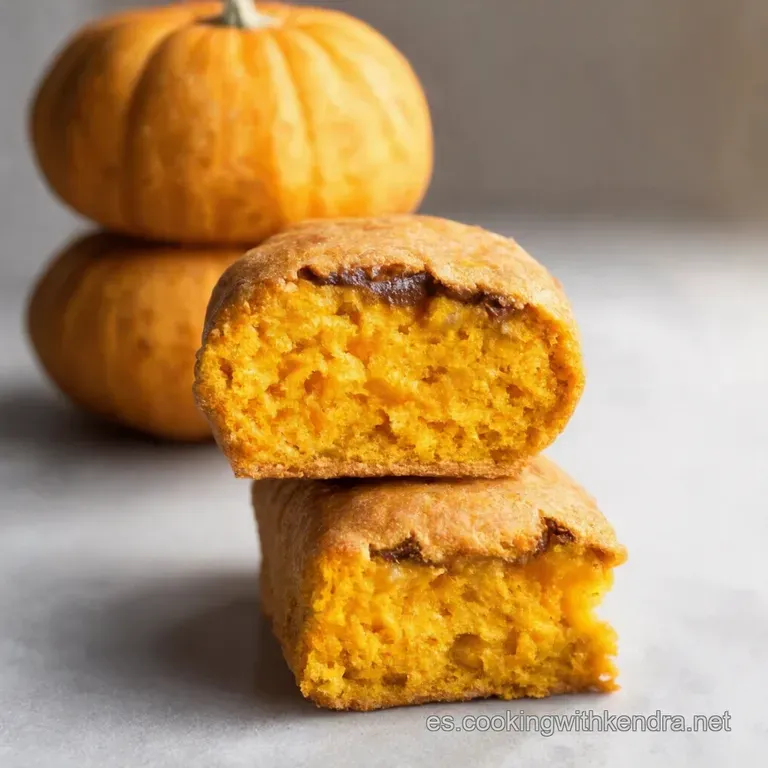 Pastelitos M&aacute;gicos de Calabaza y Chocolate al Micro