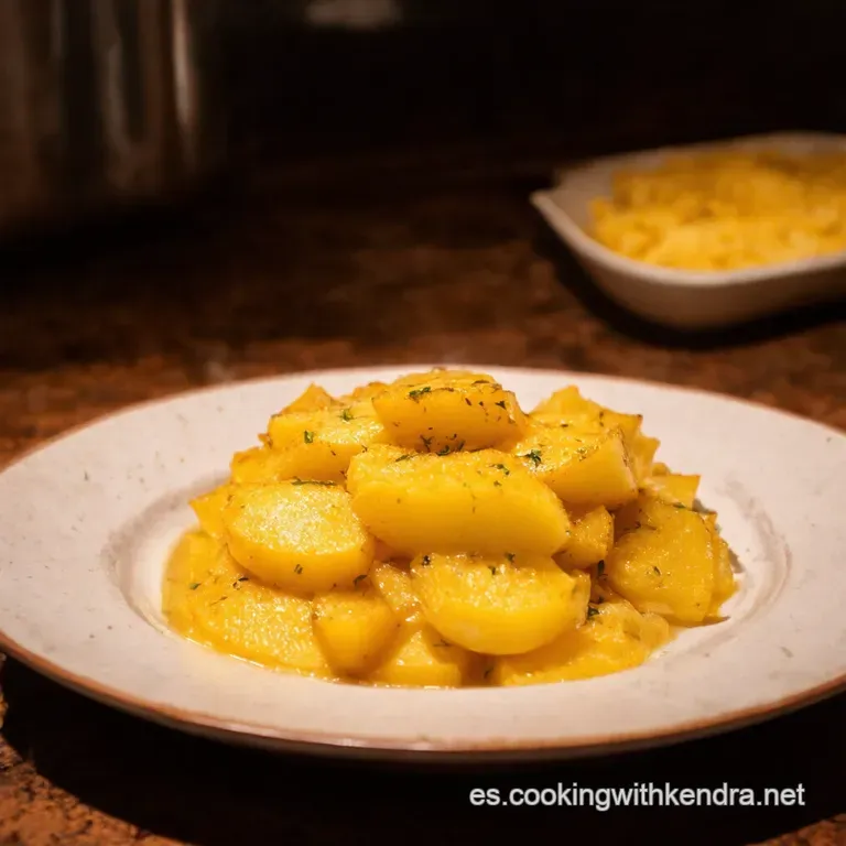 Patatas a La Riojana presentation