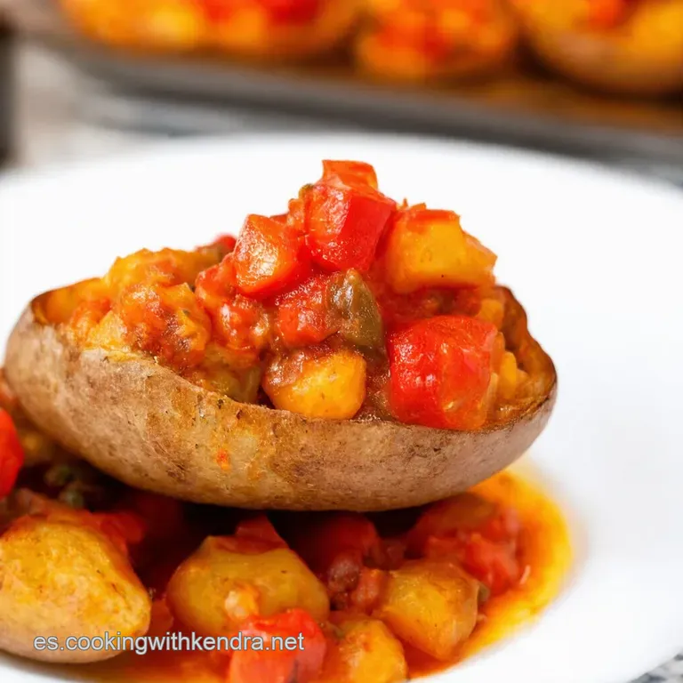 Patatas Bravas a La Americana presentation