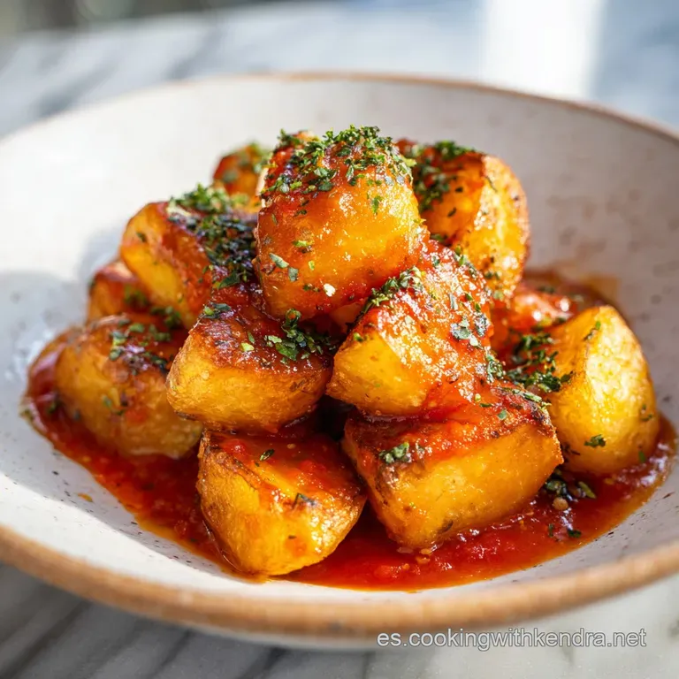Patatas Bravas: Salsa Ahumada y Crujiente