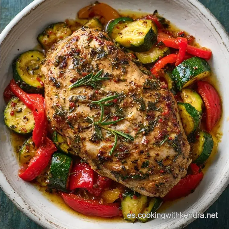 Pavo Y Verduras: Jugoso y Tostado