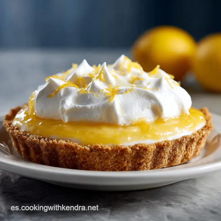 Slice of lemon pie showcasing the smooth, creamy filling and the golden, slightly toasted meringue topping. Zesty aroma ju...