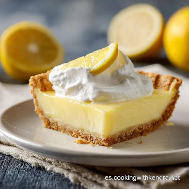 Pay de Lim&oacute;n Cl&aacute;sico con Merengue