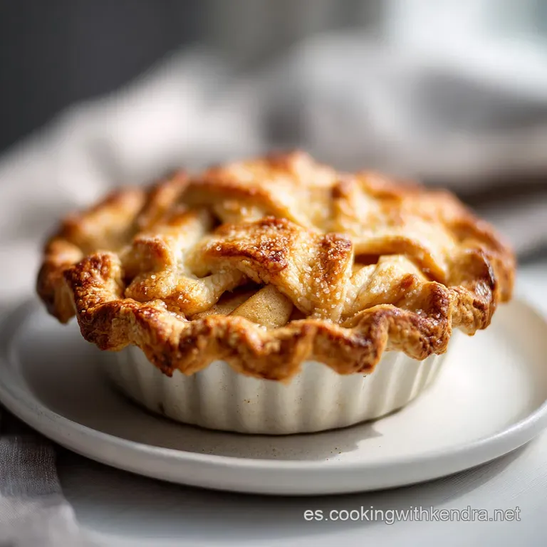 Pie de Manzana: Relleno Sedoso y Crujiente