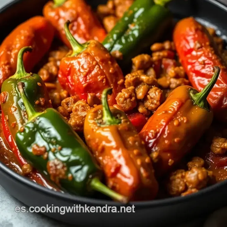 Pimientos Rellenos a La Espa&ntilde;ola: El Secreto De La Abuela presentation