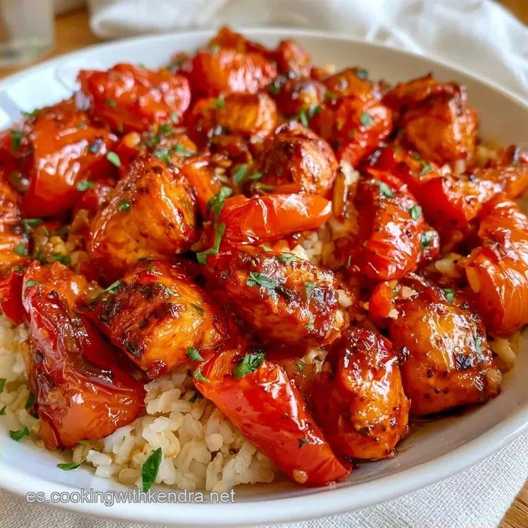 Pimientos Rellenos De Carne Y Arroz