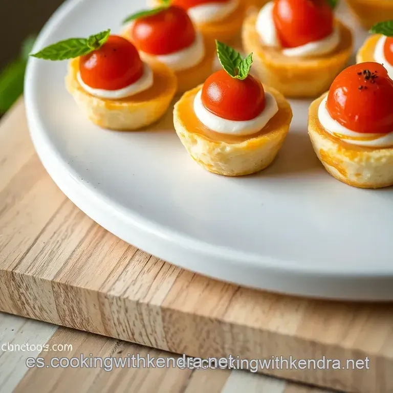 Pinchos Caprese Con Reducci&oacute;n De Bals&aacute;mico presentation