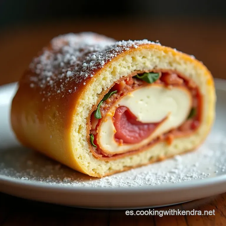 El Abrazo Esponjoso Pionono de Vainilla y Crema Chantilly Casera