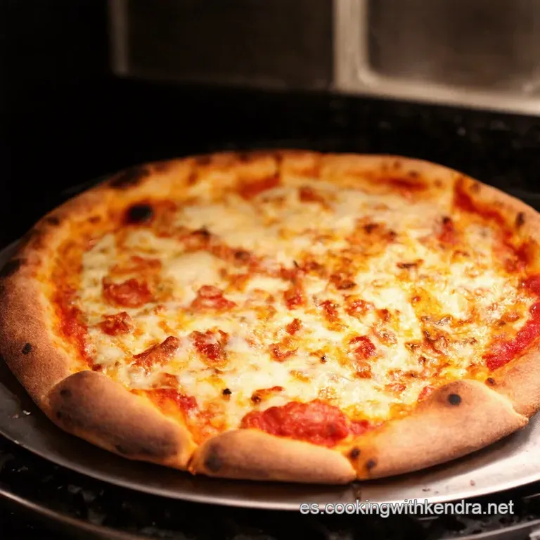 Pizza a La Parrilla F&aacute;cil Y Deliciosa presentation