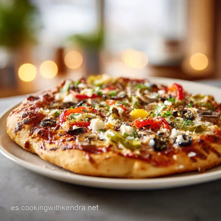 A warm, artisanal pizza slice with slightly charred crust, glistening mozzarella, and herbs on a plate.