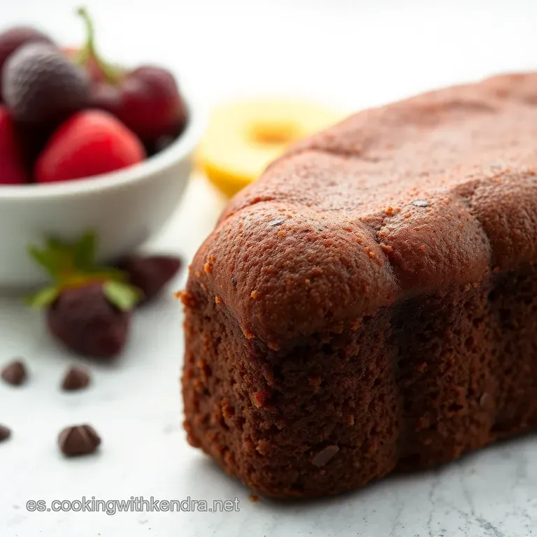 Plumcake de Pl&aacute;tano y Chocolate (Banana Chocolate Loaf Cake)