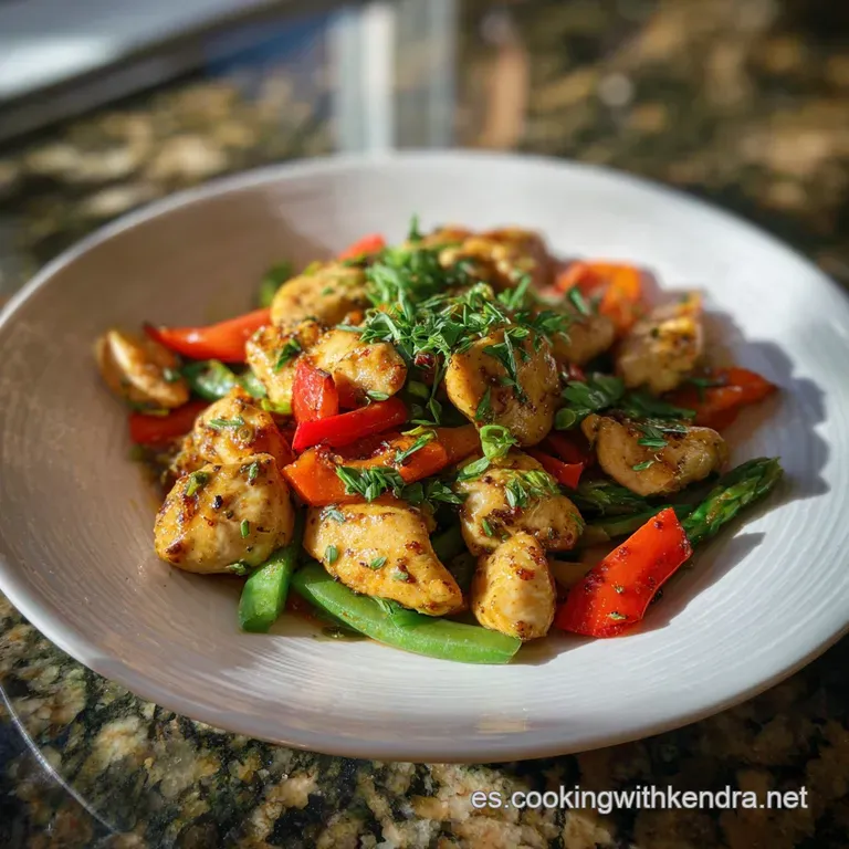 Cena Saludable para Bajar de Peso con Pollo y Verduras