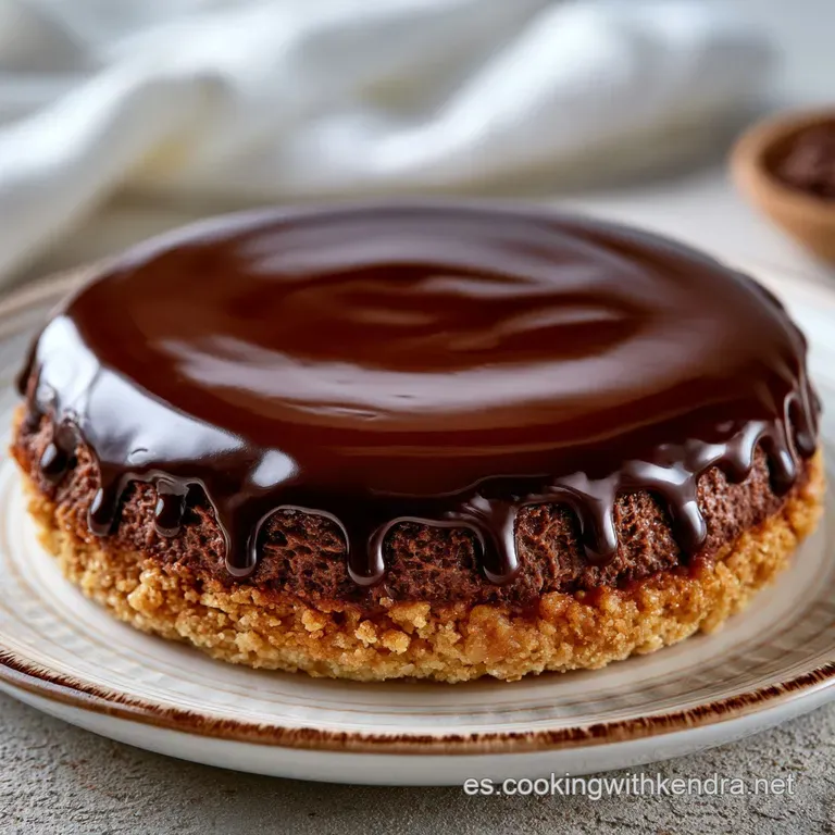 Postre de Chocolate: Tarta Express sin Horno