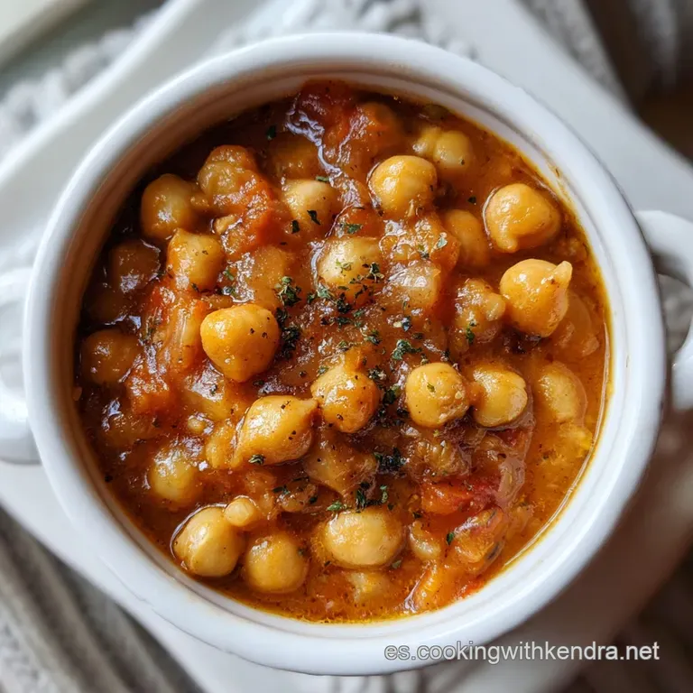 Potaje de Garbanzos: Caldo Untuoso