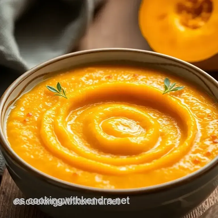 Pur&eacute; De Calabaza Casero: El Aut&eacute;ntico Sabor Del Oto&ntilde;o presentation