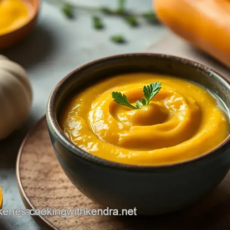 Pur&eacute; de Calabaza Cremoso con un Toque de Oto&ntilde;o