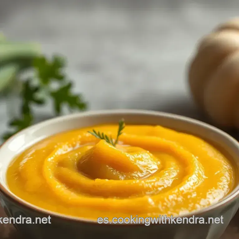 Pur&eacute; de Calabaza Suave y Especiado