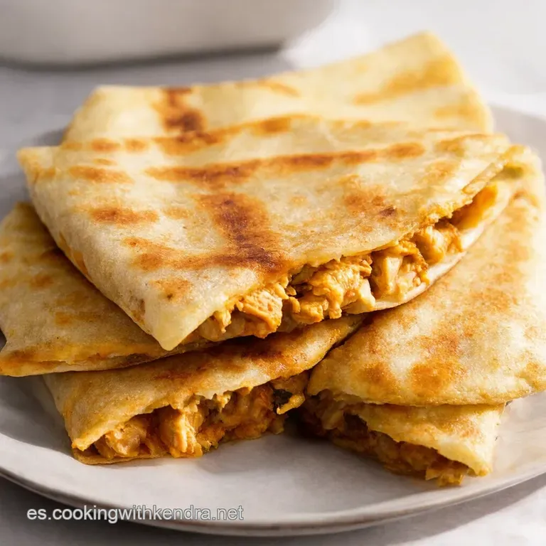 Quesadillas de Pollo A la Mexicana