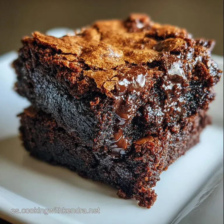 Receta Brownie Chocolate: Centro Fudge