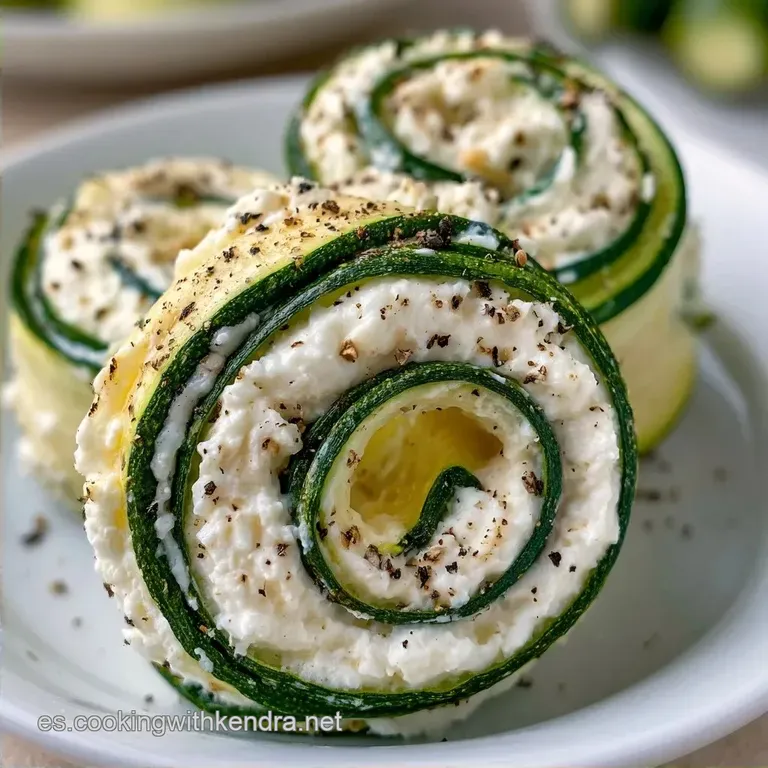 Rollitos De Calabacín Con Requesón