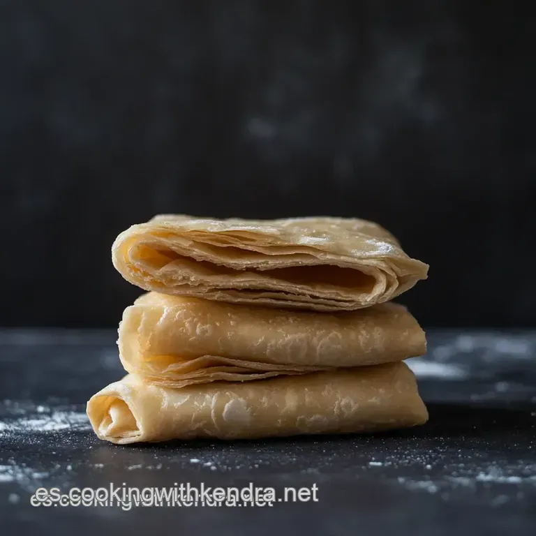 Rollitos De Col China Rellenos a La Primavera presentation